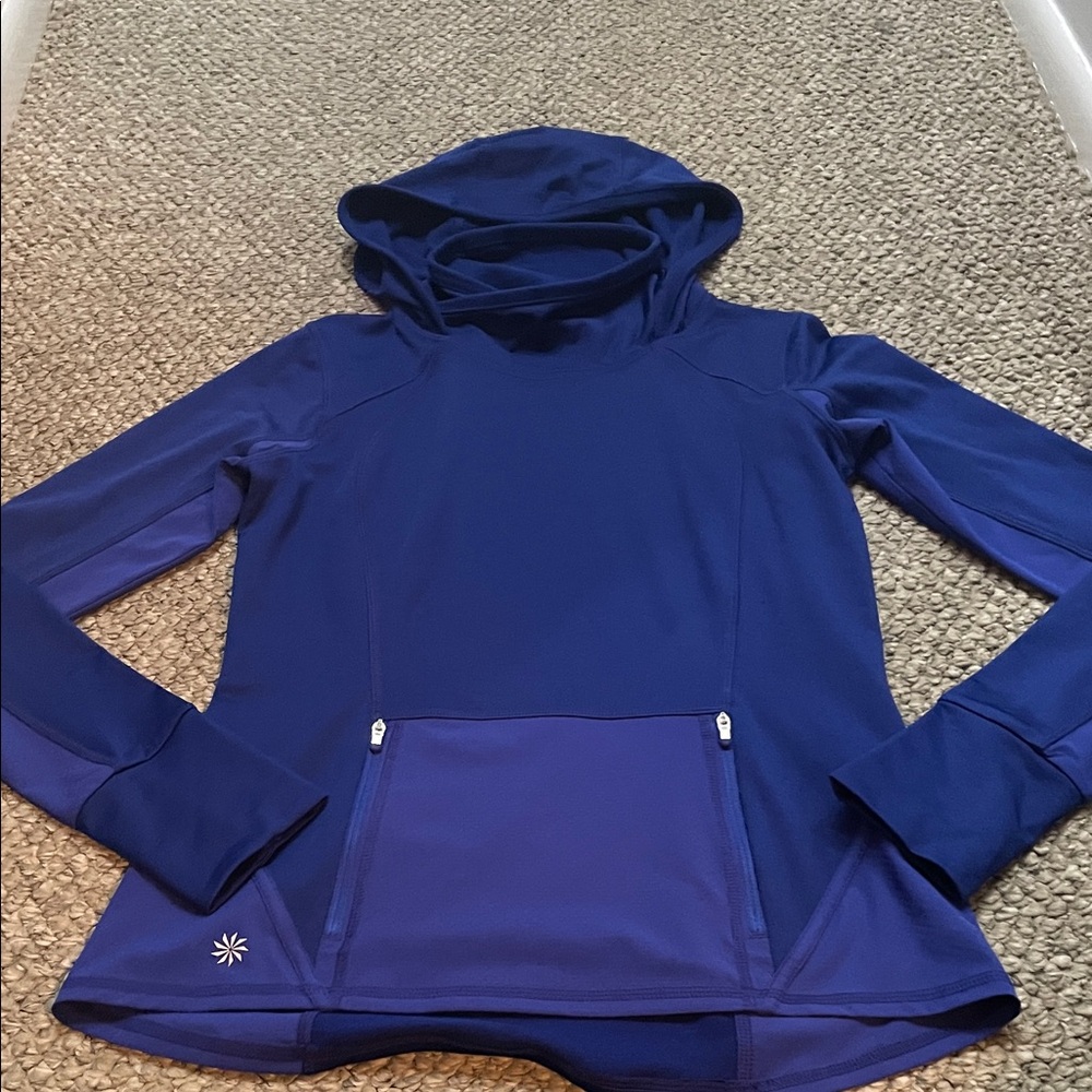 Athleta Deep Navy Athletic Hoodie